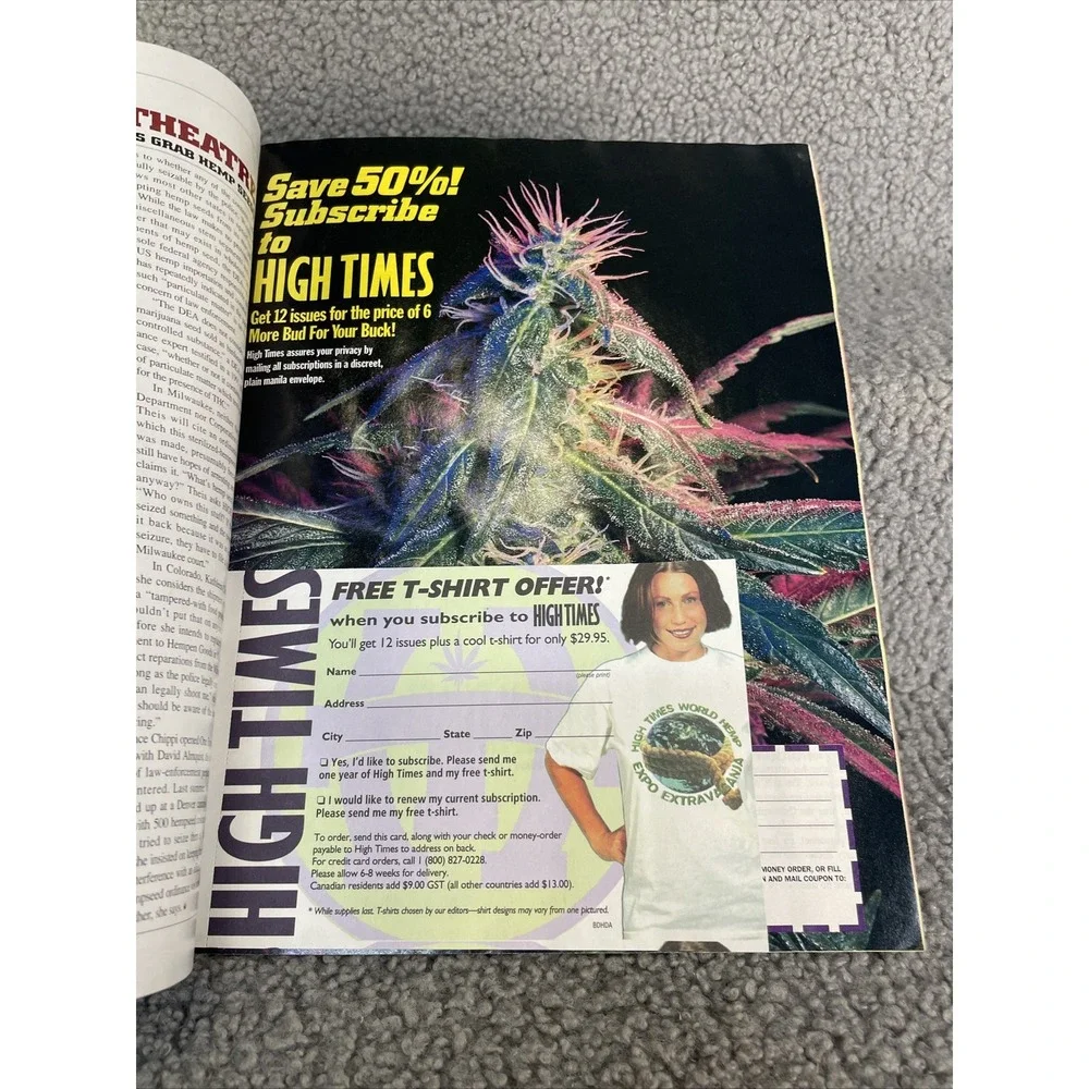 High Times Magazine #272 April 1998 Noam Chomsky, Pancho Villa Shadow Wars Ganja